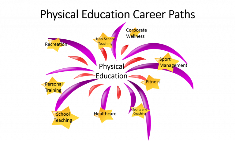 Physical Education Career Paths Diagram
