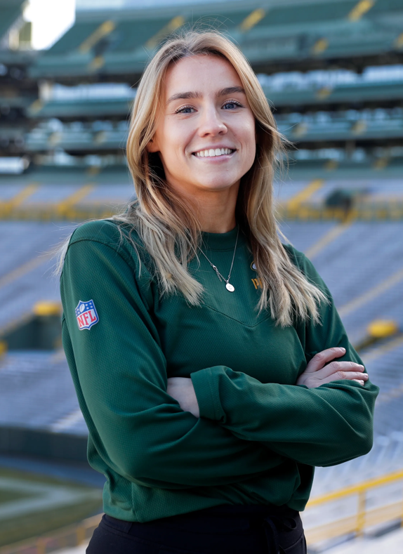 Erin Roberge featured as Packers' First Female Athletic Trainer