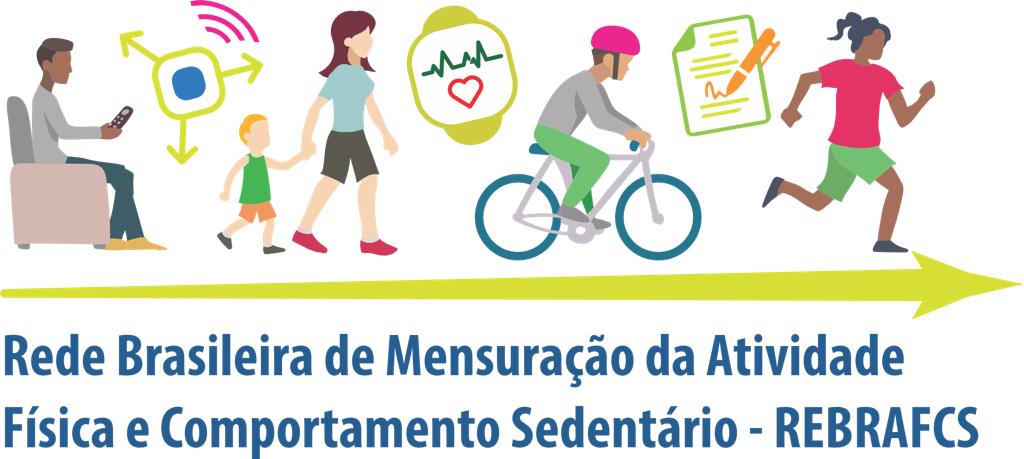 logo for Rede Brasileira de Mensuracao da Atividade Fisica e Comportamento Sendentario - REBRAFCS