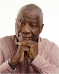 man clasping hands